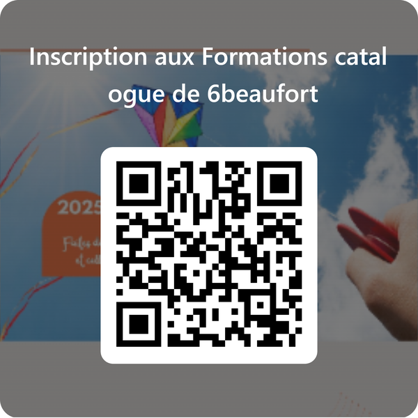 QRCode pour Inscription aux Formations catalogue de 6beaufort